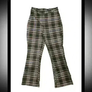 Target Wild Fable Dress Pants Flare Leg Plaid